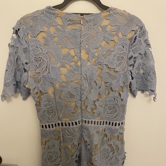 Lace blue romper size medium - Picture 2 of 3
